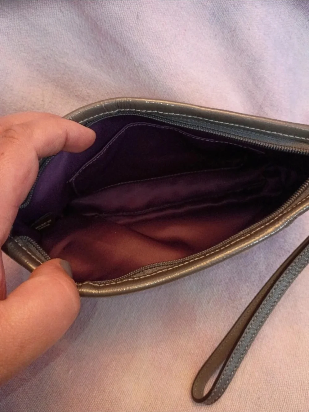 Coach wristlet clutch